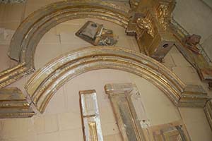 Proceso de reforma en los retablos de la ermita de Nuestra Señora de La Paz