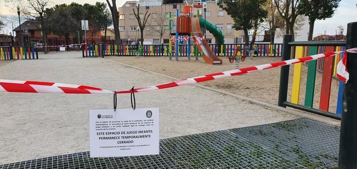Alcobendas cierra zonas verdes y parques infantiles por precaución
