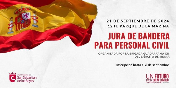 Jura de Bandera para personal civil el 21 de septiembre