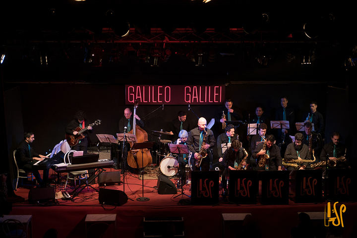 Imagen del concierto celebrado por la SP Big Band el pasado 28 de enero en la sala Galileo Galilei