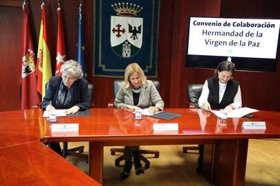 Alcobendas firma acuerdo con la Hermandad de la Paz para las Fiestas patronales