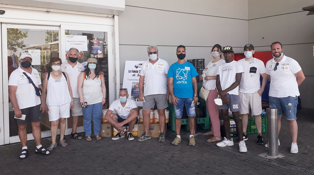 La 'Furgo Solidaria' de Sanse alcanza las 60 entregas de alimentos en 60 días