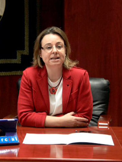 Imagen de la Concejal Delegada de Medio Ambiente, Mantenimiento y Relaciones Institucionales, María Jose Ortíz Iglesias de Ussel