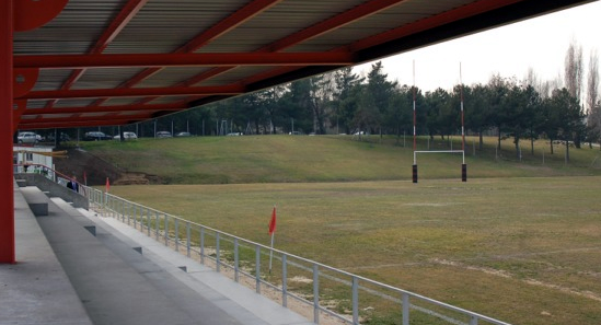 Imagen del campo de rugby de la terrazas donde supuestamente se realizaría el aparcamiento. 