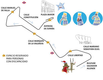 La Cabalgata de Reyes Magos de Alcobendas será geolocalizable