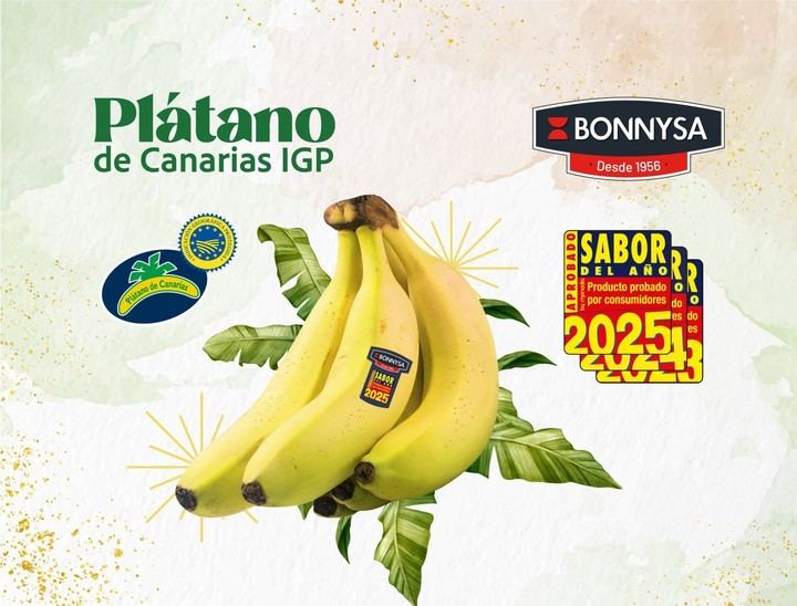 Bonnysa vuelve a destacar como el plátano favorito en Sabor del Año 2025